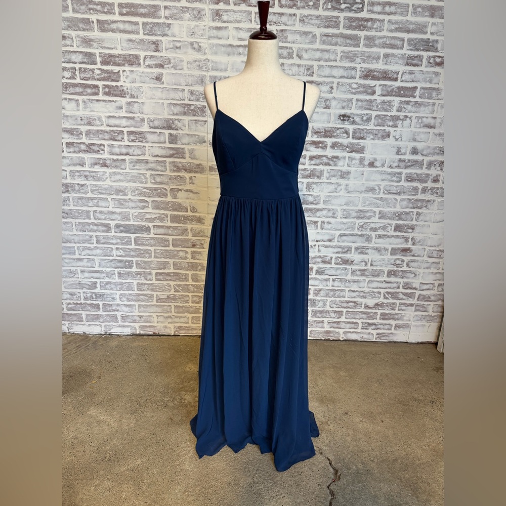 Navy blue dress